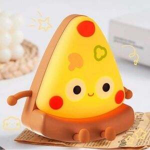 Cute Pizza Slice Night Light for Kids